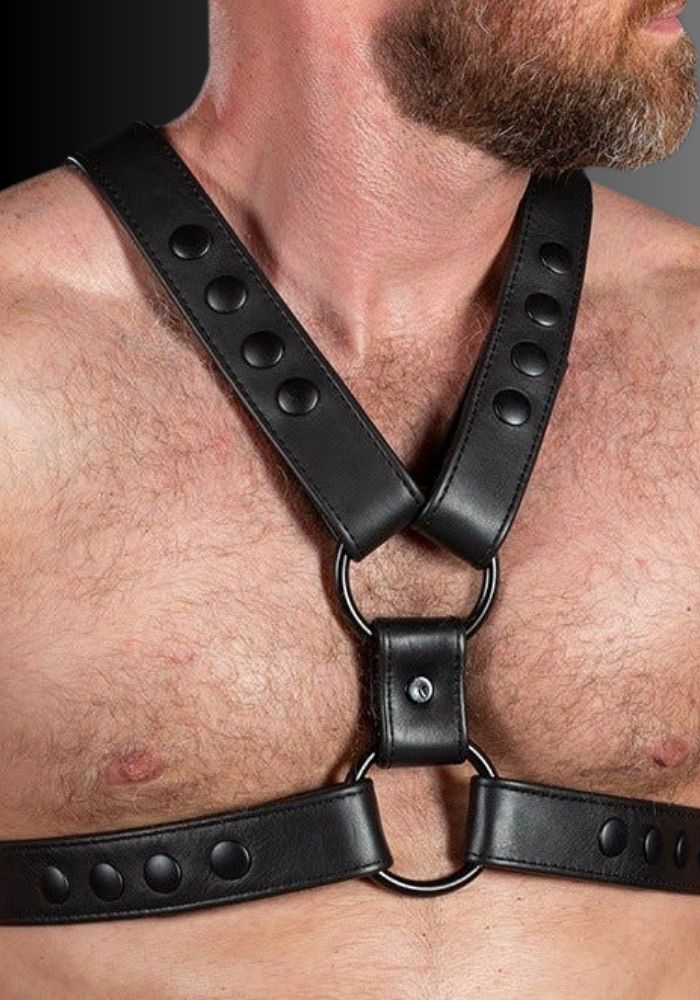 English top leather Harness men's for sale