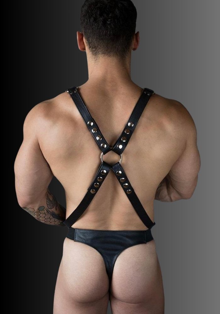 Leather Apron BDSM Harness, gay apron, Bar leather apron, leather apron club, mens leather apron, BDSM Harness for sale