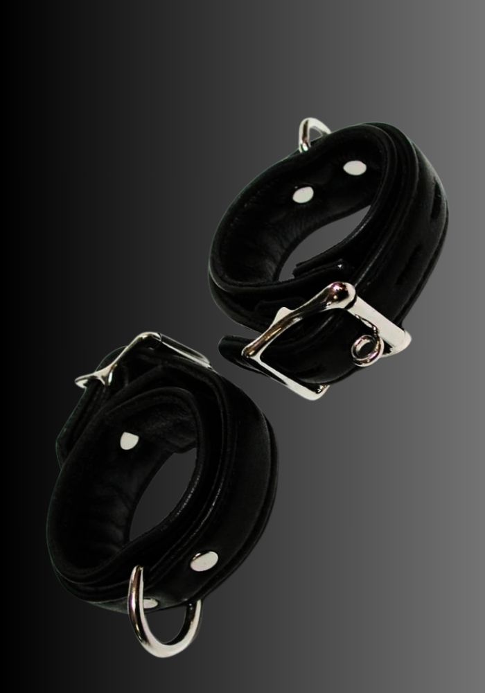 Leather Wrist Cuffs, bondage wrist restraints, wrist suspension BDSM, BDSM wrist cuffs, leather cuffs for sale