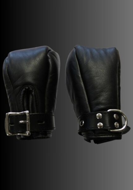 Premium Bondage Fist Mitts, bdsm mitts, bondage mitts, bondage mittens, puppy mitts, leather mitts for sale