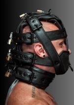 Hardline Head Harness Muzzle, BDSM head harness, bondage head harness for sale